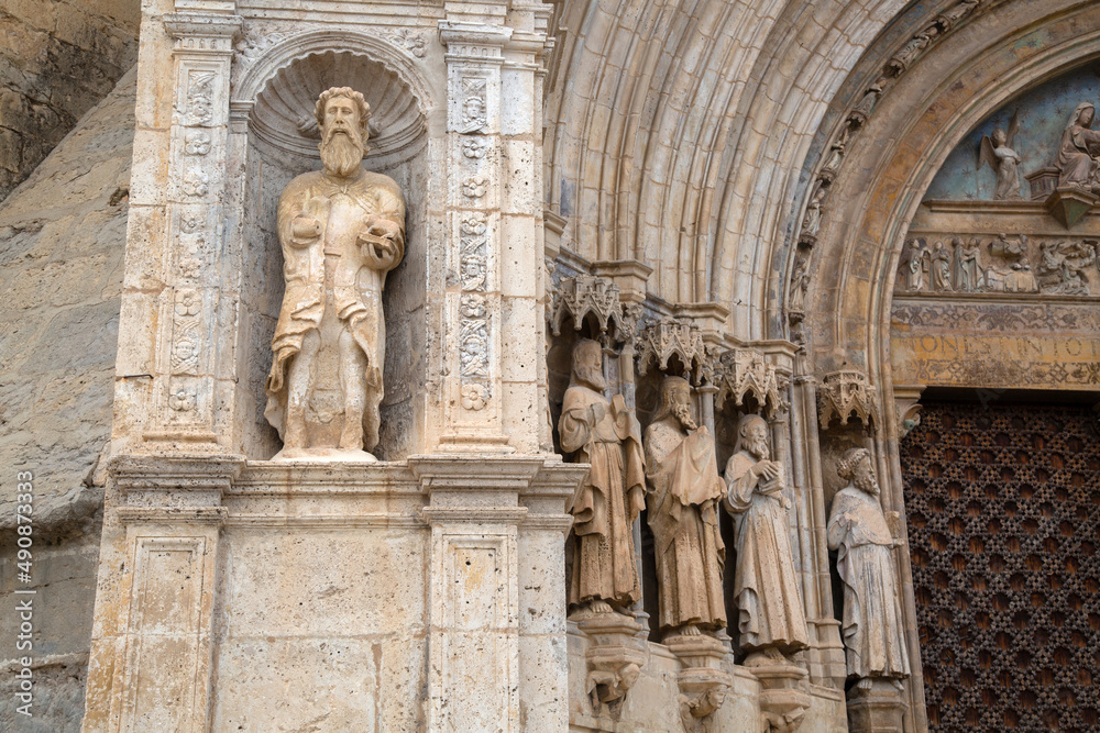 Figures of Saints at St Mary Church, Morella