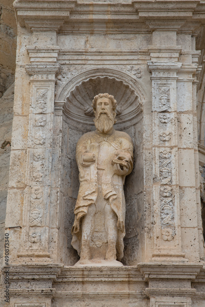 Figure of a Saint, St Mary Church Facade, Morella