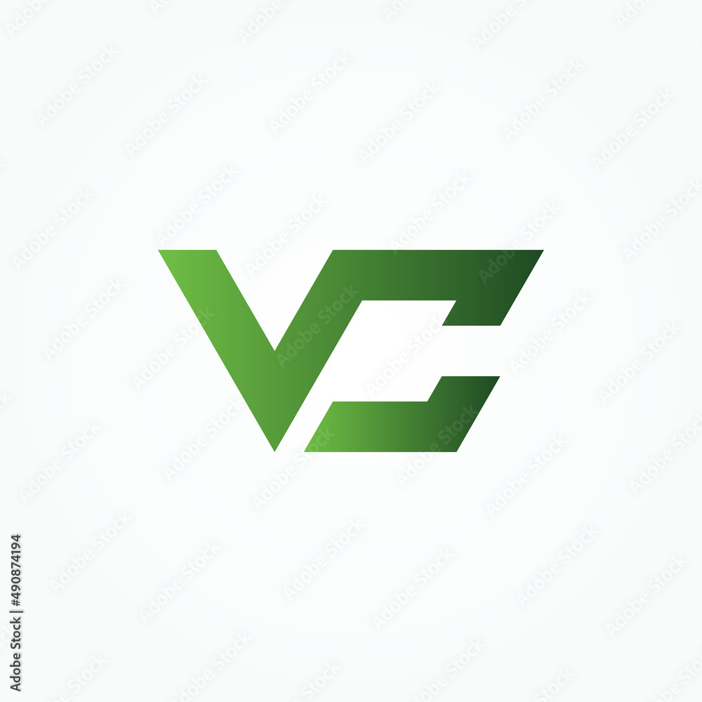 Letter V C vector design illustration Letter V C vector design illustration