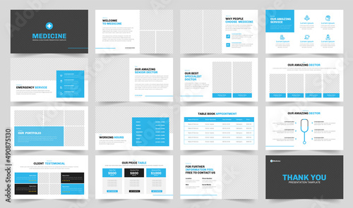 Medicine Presentation Template Design