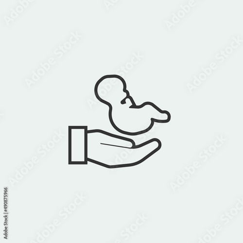 Postnatal care icon