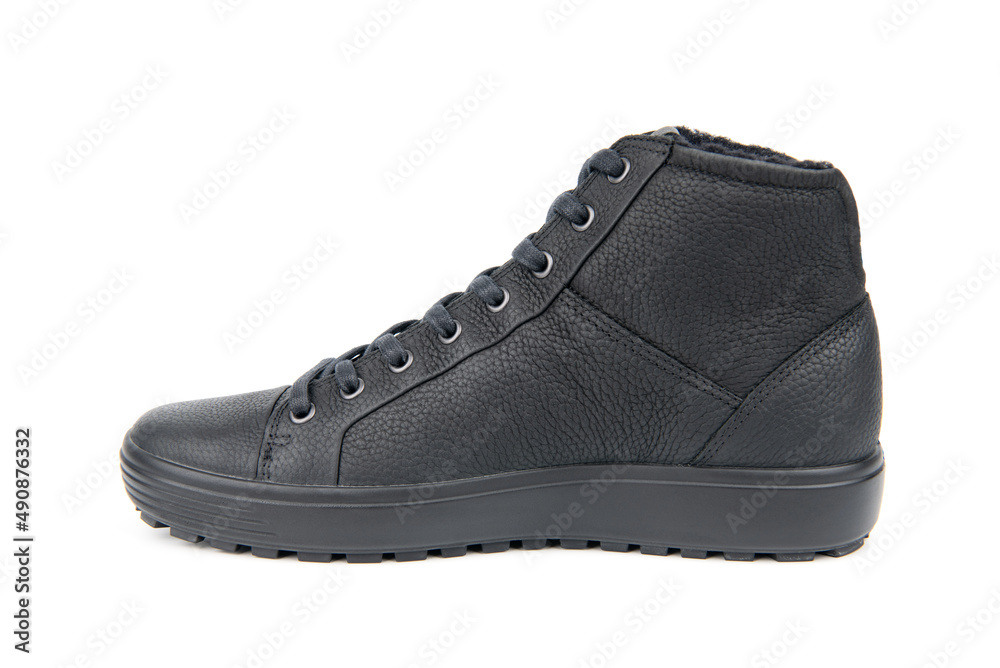 Men's sports winter boots with laces. Men's sports winter boots with laces.