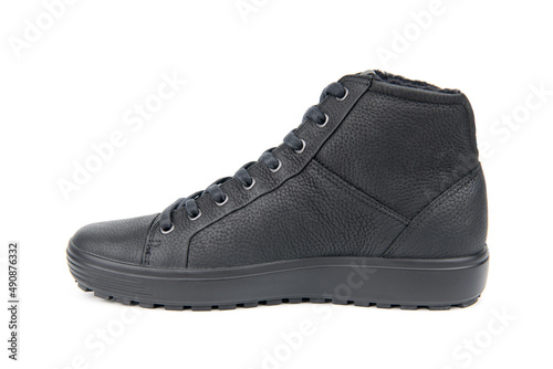 Men's sports winter boots with laces.