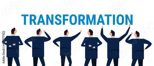 Business transformation company change corporate culturefor the future