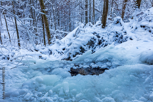 Eis - Schnee - Winter - Frost - Hinang - Wasserfall - Allgäu