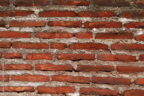 red brick wall background