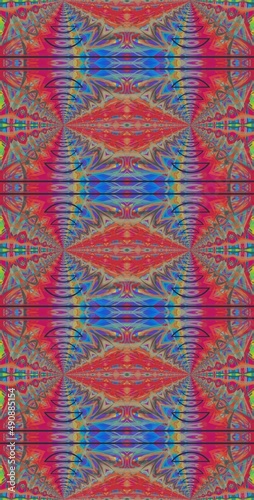 Fractodome Colorful Seamless Fractal Patterns