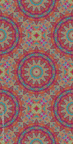 Fractodome Colorful Seamless Fractal Patterns