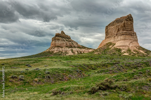 Courthouse   Jailhouse Rock Formations In Nebraska