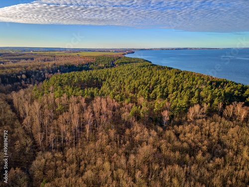 Beautiful view of the sea in Rzucewo photo