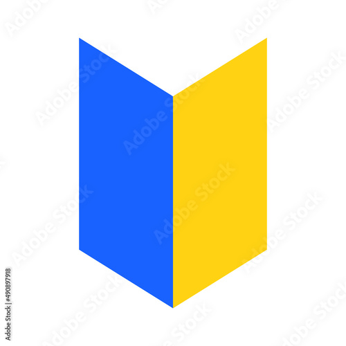 Flag of Ukraine in vector format.