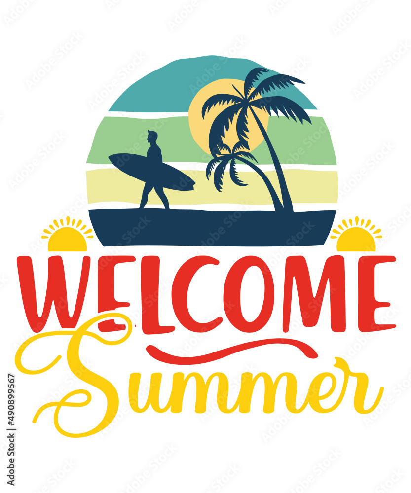 Naklejka premium Summer Beach Bundle SVG, Beach Svg Bundle, Summertime, Funny Beach Quotes Svg, Salty Svg Png Dxf Sassy Beach Quotes Summer Quotes Svg Bundle ,Summer SVG Bundle, Summer SVG, Beach Bundle Svg, Funny Bea