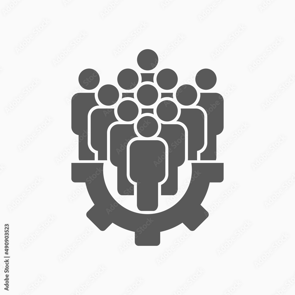 management icon, business concept vector management icon, business concept vector