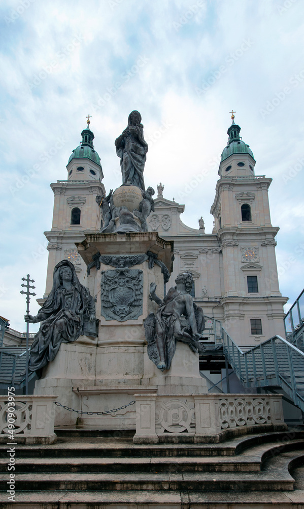 The city cathedral of Salzburg, Austria