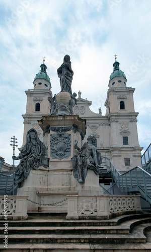 The city cathedral of Salzburg, Austria