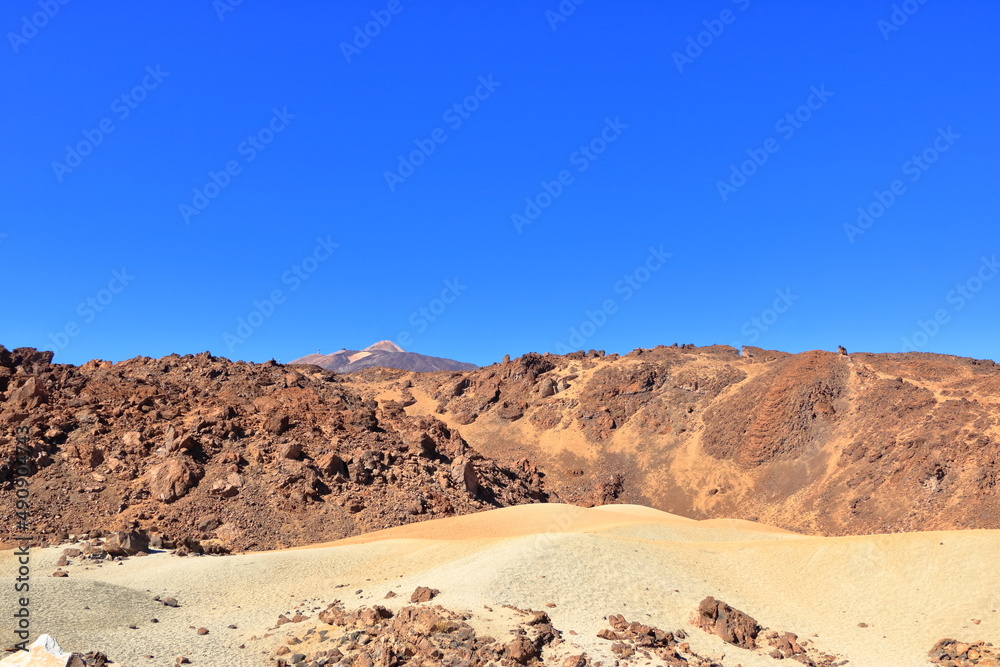 Teide National Park on Tenerife, with lava fields and the Teide volcano