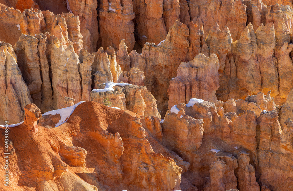 Scenic Landscape in Bryce Canyon National Park Utah in Winter Scenic Landscape in Bryce Canyon National Park Utah in Winter