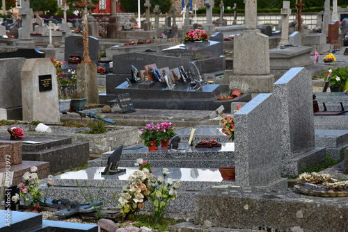 Saint Malo, France - september 7 2020 : cemetery