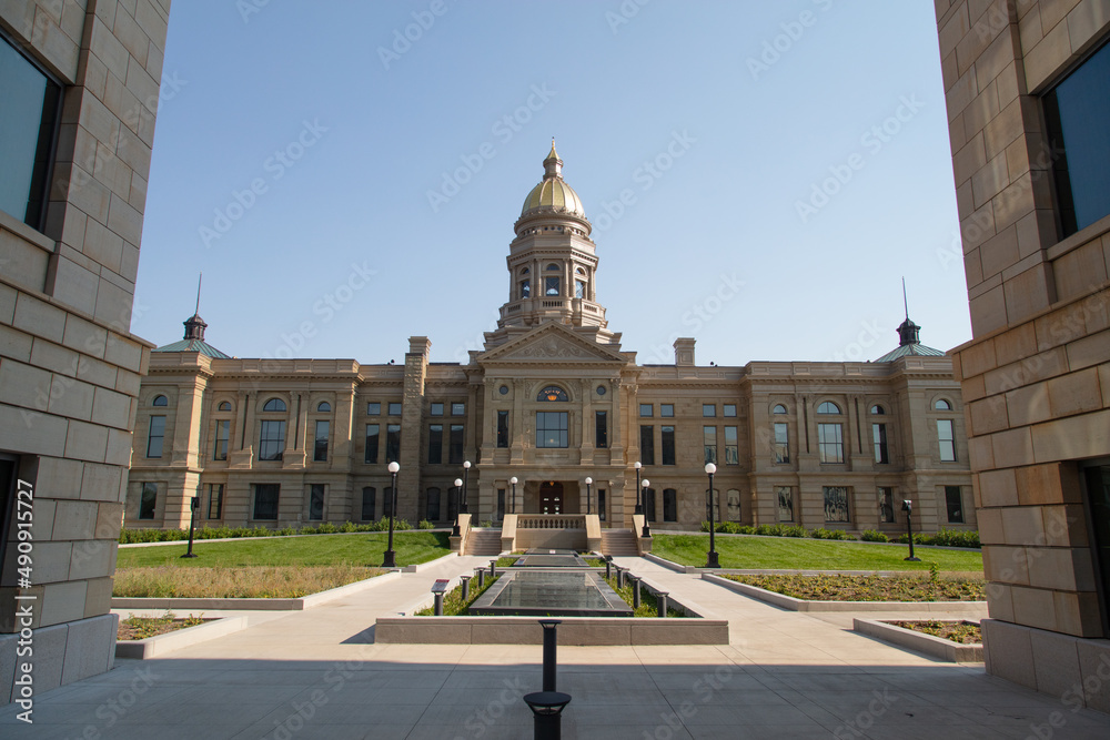 Wyoming state capitol building in Cheyenne, Wyoming