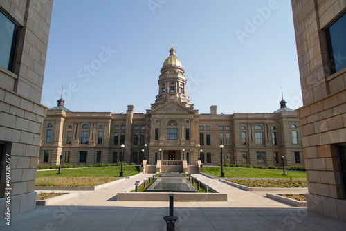 Obraz na płótnie Wyoming state capitol building in Cheyenne, Wyoming w salonie