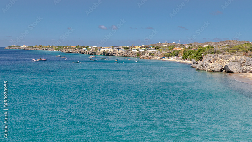 Westpunt - most western point on the island Curacao 