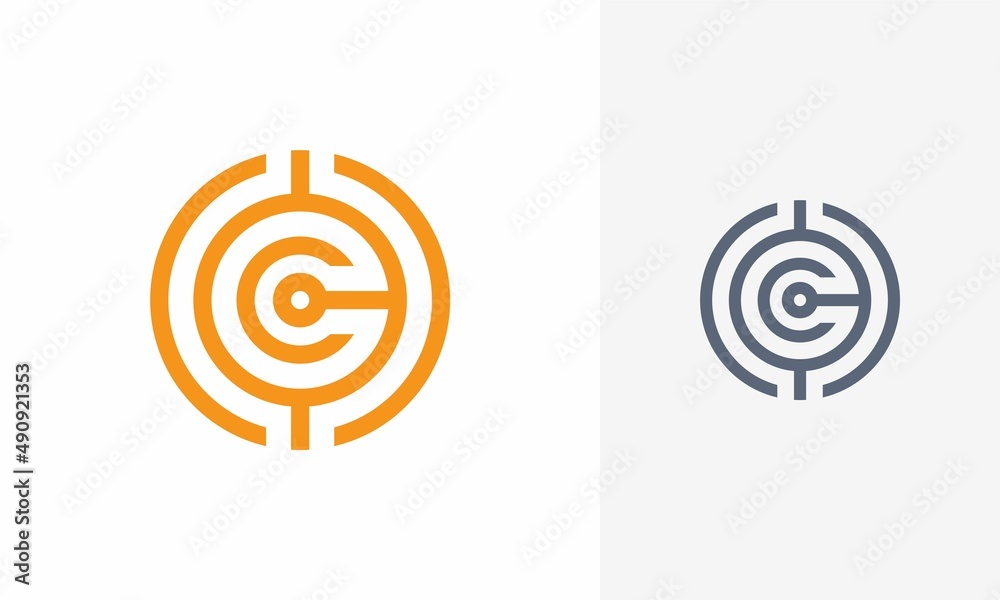 Letter C crypto logo design. initial C crypto logo icon design. Geometric abstract logos Letter C crypto logo design. initial C crypto logo icon design. Geometric abstract logos