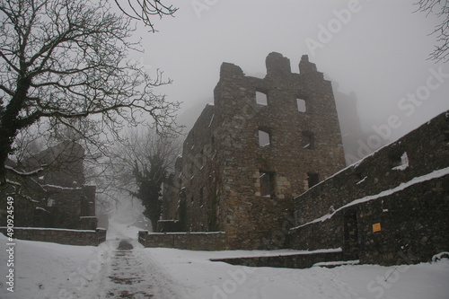 Hohentwiel fortress ruins near Singen; Germany; Baden Wurttemberg