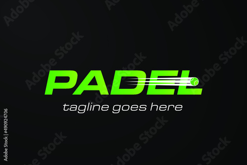 Modern Tennis or Padel Logo Design for Your Business, Competition or Club. Tennis Logo. Padel Logo
