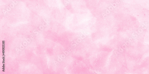 Pink background with space. Fantasy smooth light pink watercolor paper textured. Soft Pink watercolor background for your design, watercolor background concept, vector.
