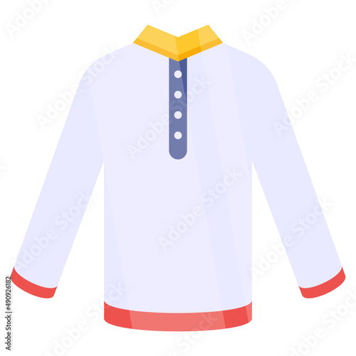 Premium download icon of kurta

