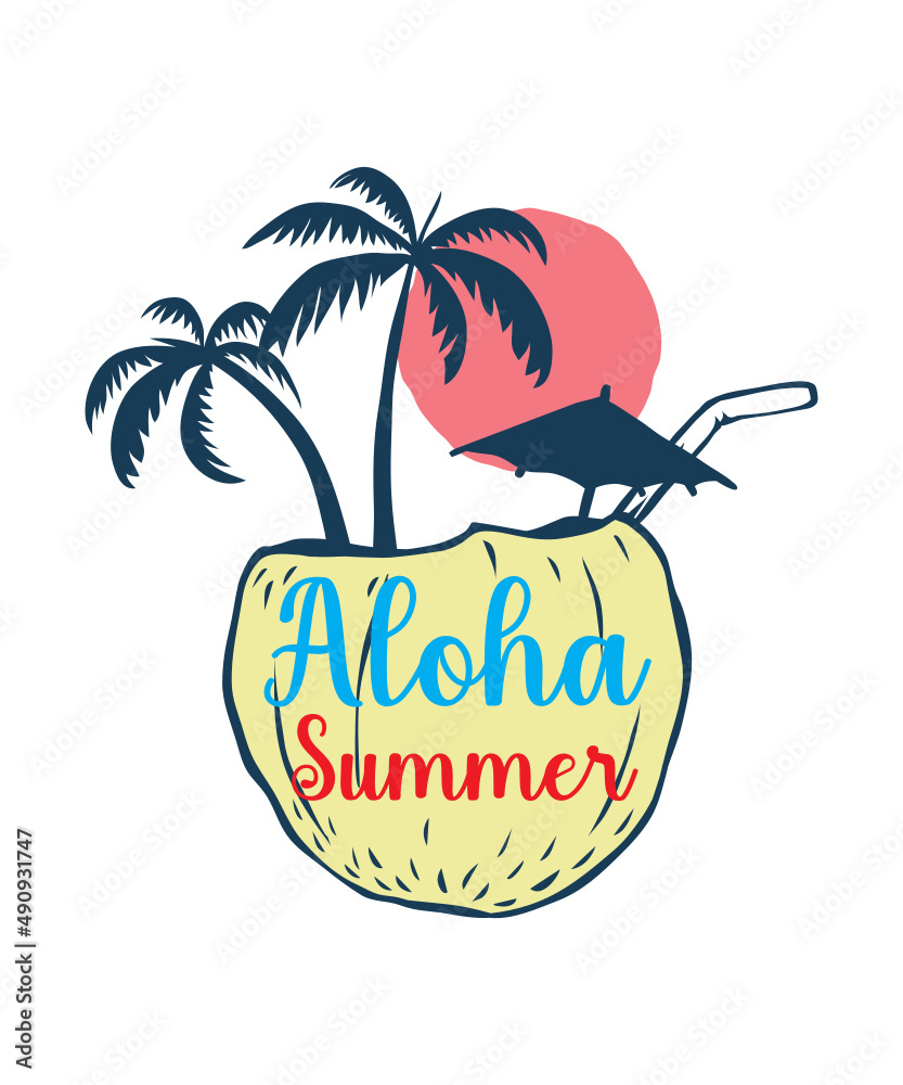 Vetor de Summer Beach Bundle SVG, Beach Svg Bundle, Summertime, Funny ...