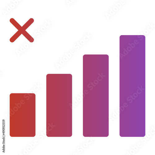 error gradient icon