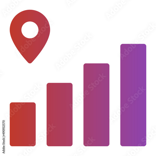 location gradient icon