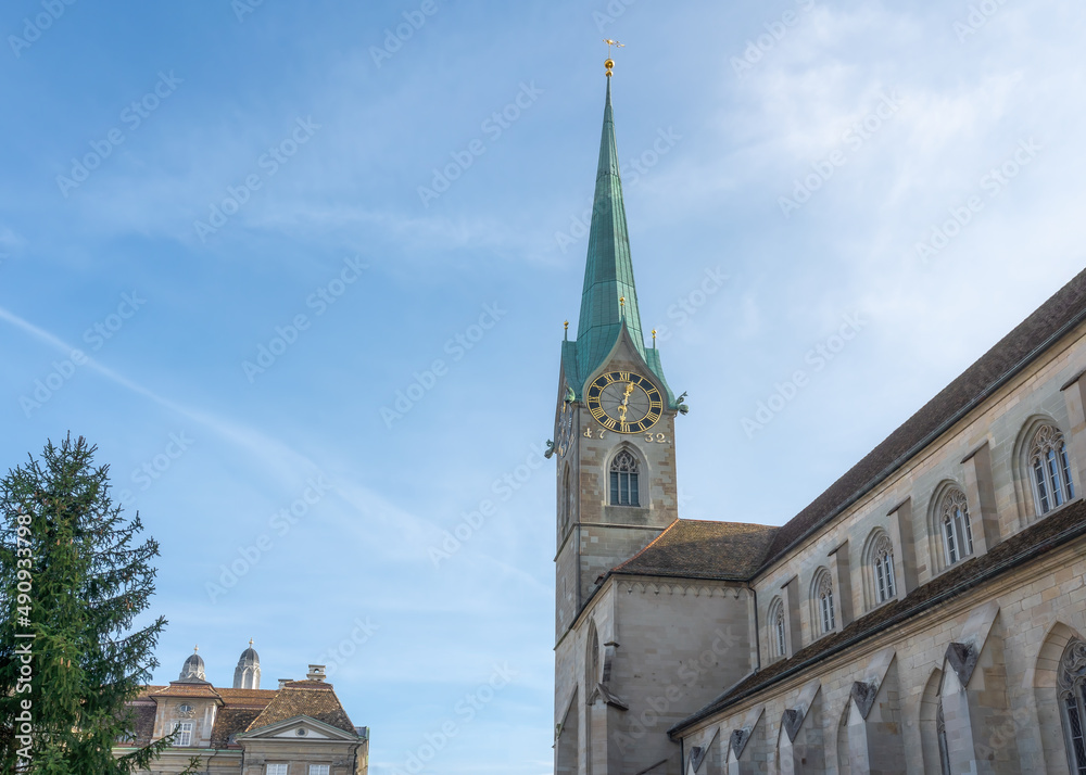 Fraumunster Church Tower - Zurich, Switzerland