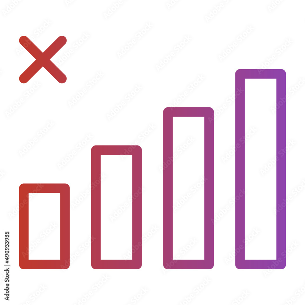 error gradient icon error gradient icon
