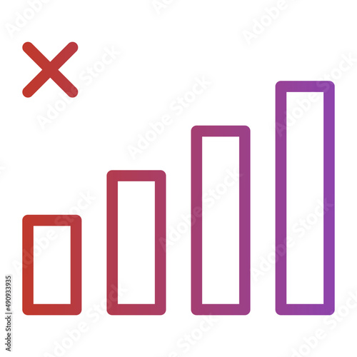 error gradient icon
