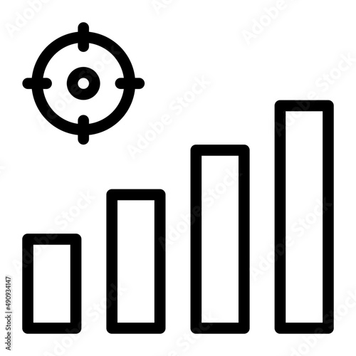 tracking line icon