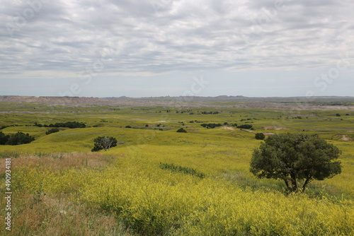Badlands National Park southwest of South Dakota  United States