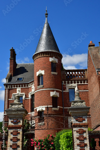 Les Andelys; France - june 24 2021 : city center of Petit Andely