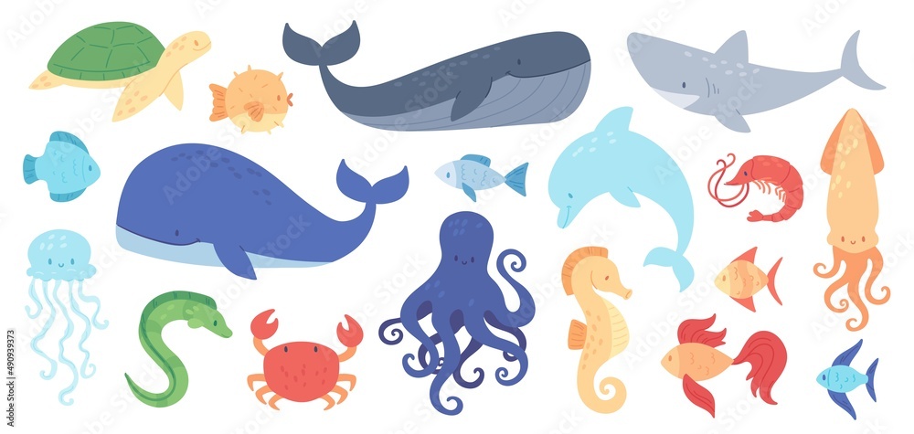 Ταπετσαρία Cute sea animals, aquatic underwater creatures, marine life