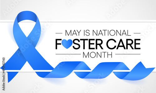 National Foster Care month is observed every year in May, a time to recognize that we can each play a part in enhancing the lives of children and youth in foster care. vector illustration