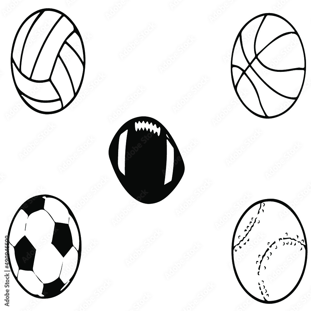 Balls vector illustration