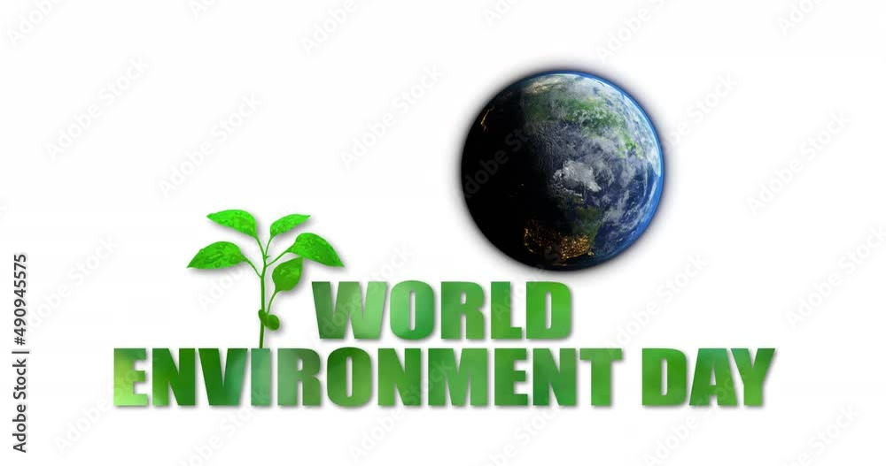 World Environment Day with sunrise and shadow on the earth rotate in star space universe. World realistic atmosphere 3D volumetric clouds texture. Elements of this image are furnished by NASA World Environment Day with sunrise and shadow on the earth rotate in star space universe. World realistic atmosphere 3D volumetric clouds texture. Elements of this image are furnished by NASA