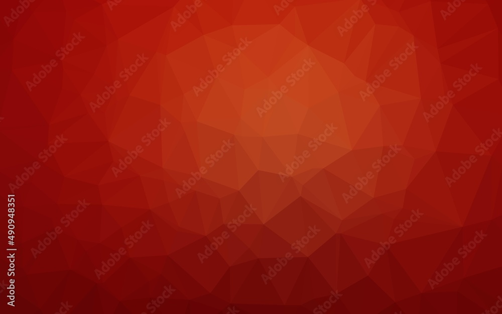 Light Red vector polygonal template. Light Red vector polygonal template.