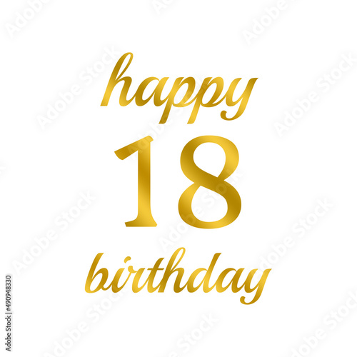 happy birthday 18