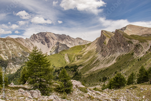 Mountains and mountain ranges in French Alpes