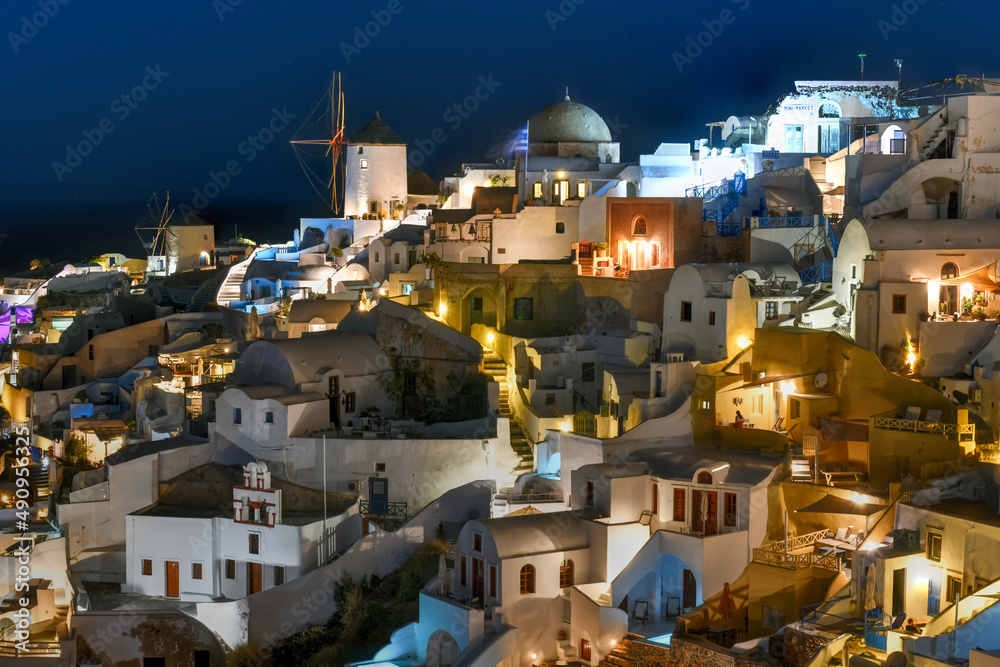 Santorini Skyline - Oia, Greece