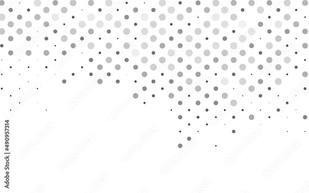 Light Silver, Gray vector template with circles.