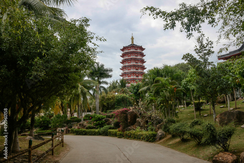 Views from Nanshan Temple on Hainan Island, China photo