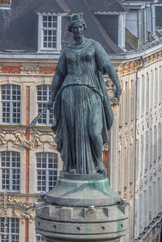 Statue de la Déesse, Grand-place Lille